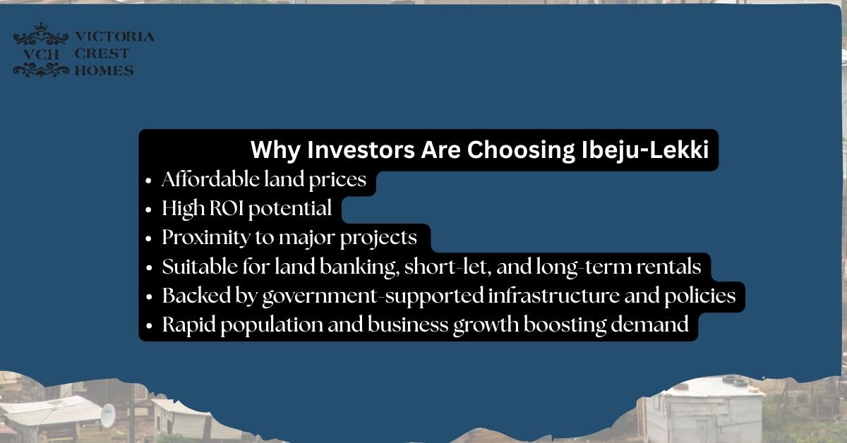 why investors are choosing these areas under Ibeju-lekki